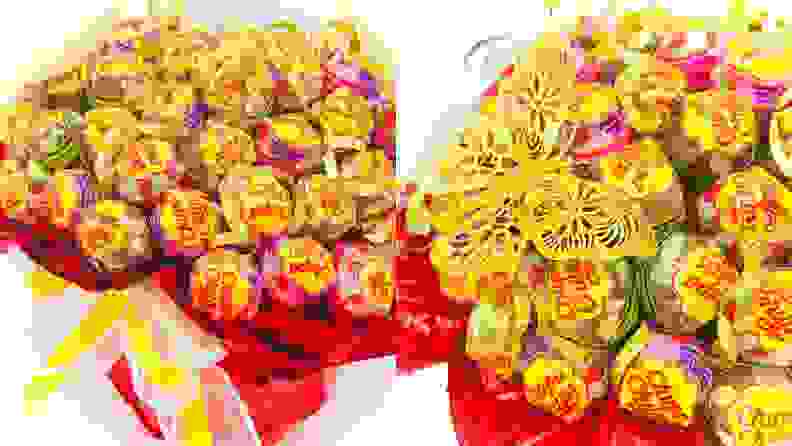 chupa chup lollipops in a bouquet