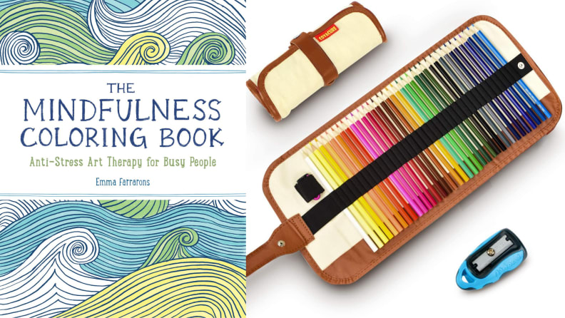 Coloring book (with pencils)
