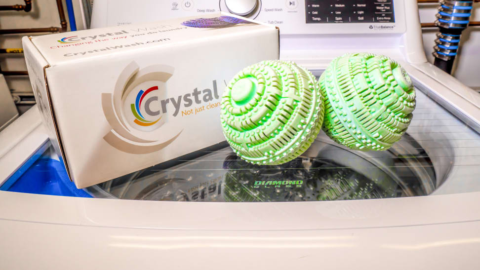 We tested the Crystal Wash to see if they could stand up to traditional detergent.