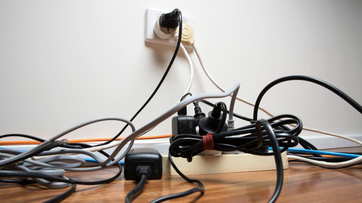 Help with cable management under kitchen island : r/HomeDecorating