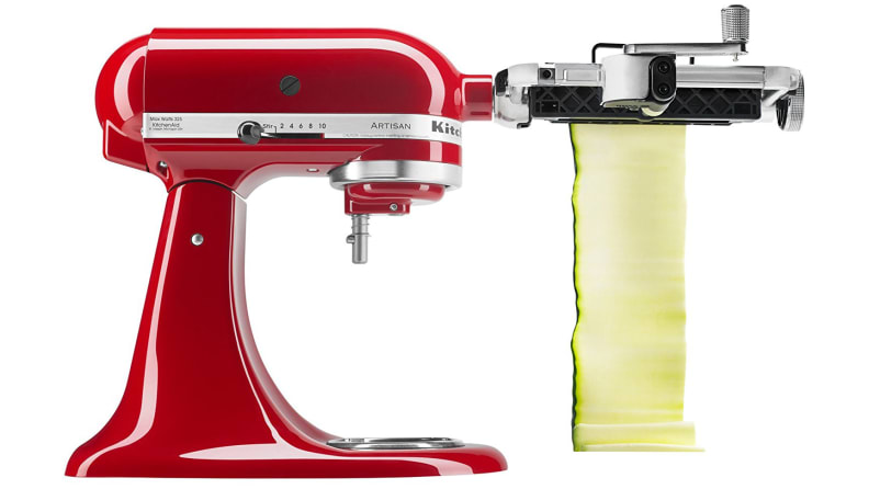 And someone's going to win this too! A look at The KitchenAid stand mixer Fresh  Prep Slicer/Shredder Attachment – try small things