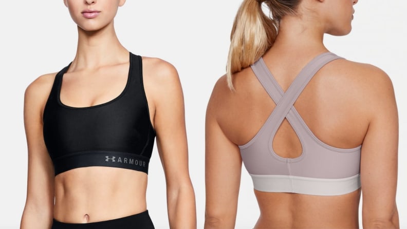 Under Armour Mid Crossback Womens Sports Bra