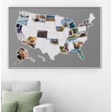 Product image of 50 States Map Photo Collage