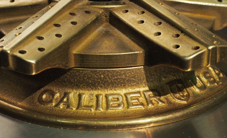 Caliber brass burners