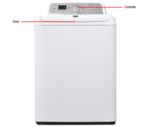 Maytag Bravos XL MVWB750YW 4.6 Cu. Ft. Front Load White Washing Machine