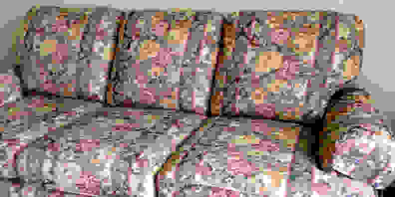 Floral Couch Print