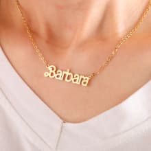 Product image of Mint & Lily Barbie Name Necklace