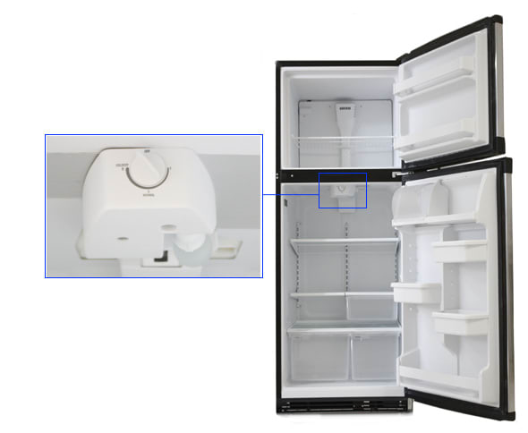 amana fridge freezing food