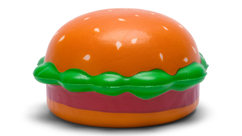 foam hamburger toy