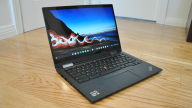 The Lenovo ThinkPad C13 Yoga Chromebook.