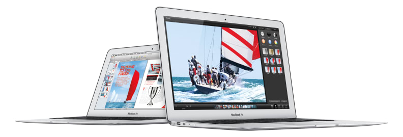 The 13-inch Macbook Air also receives faster flash memory, configurable up to 8GB.