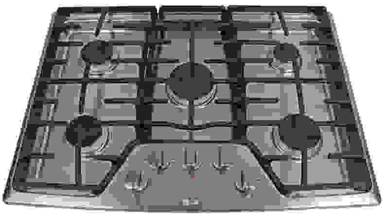 The LG LCG3011ST 30-inch gas cooktop