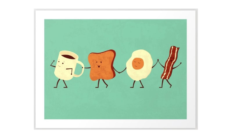 Let's All Go and Have Breakfast print