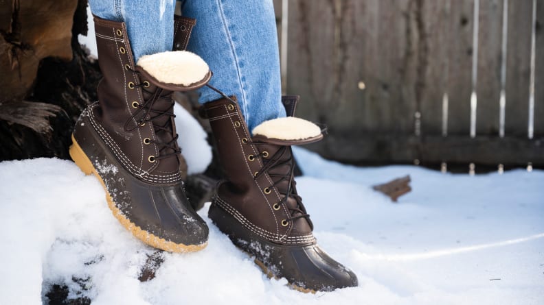 Women’s Bean Boots, 8 Shearling-Lined Insulated