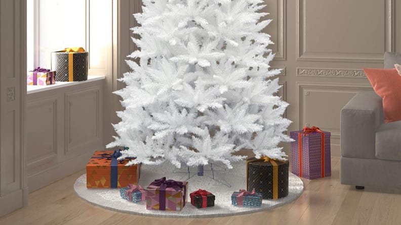 TURNMEON 6Ft 192 LED Christmas White Tree Indonesia