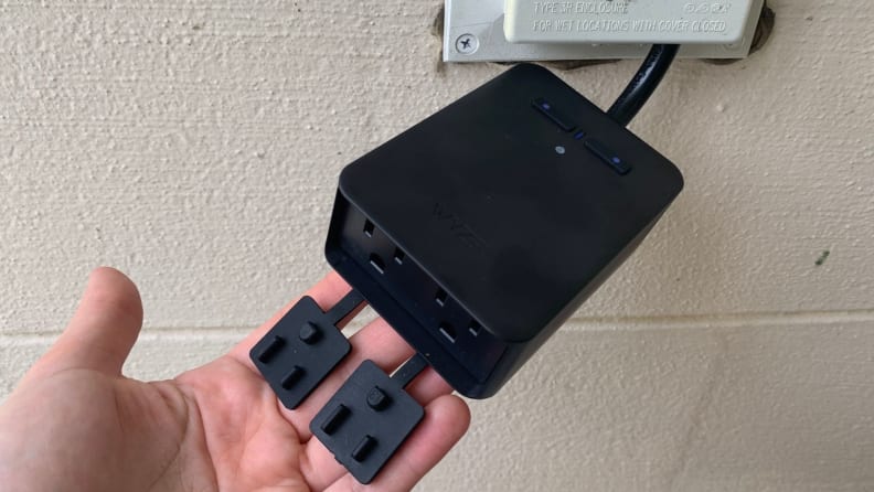 Smart Outdoor Plug-in Wireless Remote Control Weatherproof Grounded Outlets
