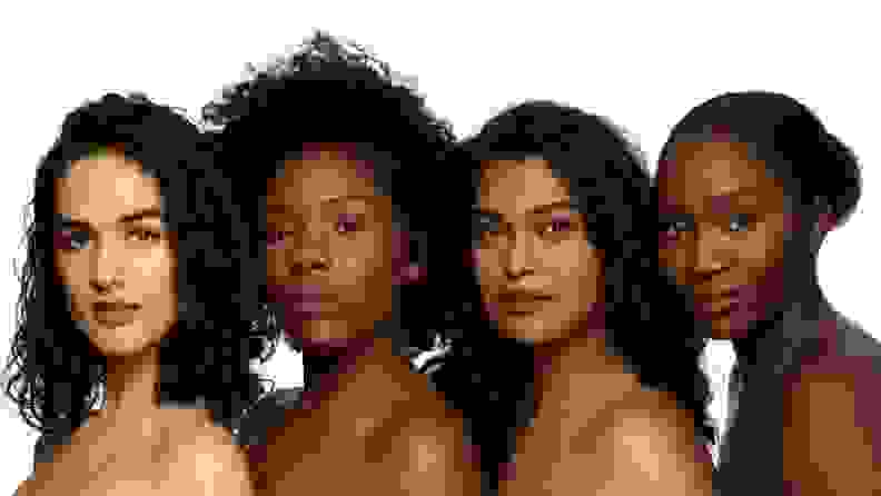 Row of women in different skin tones