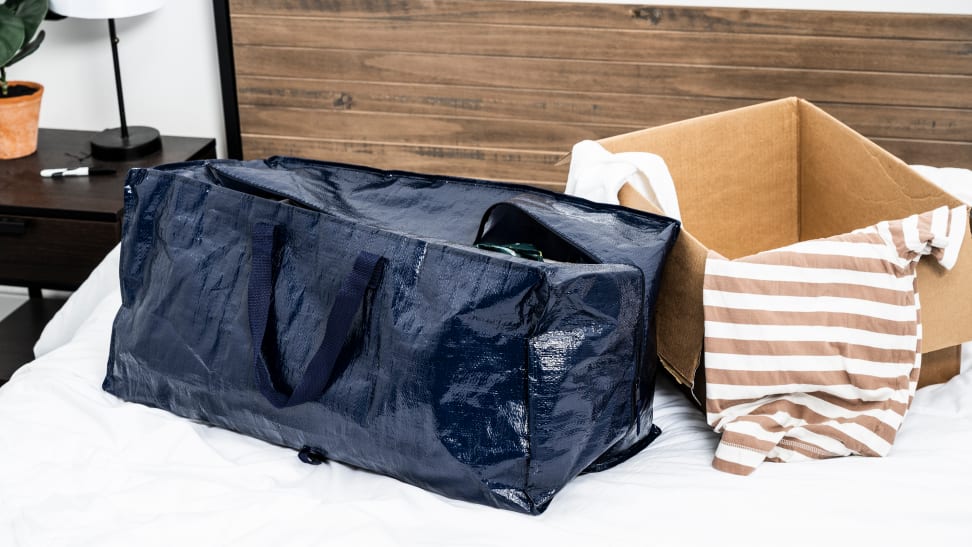 Over-Sized Clear Storage Bag with Strong Handles and Zippers - Veno Bags