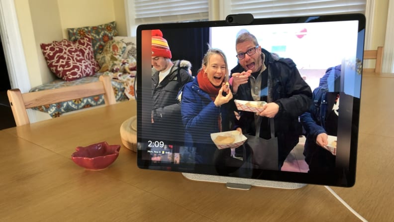 Facebook Portal Plus showing a photo from user's album