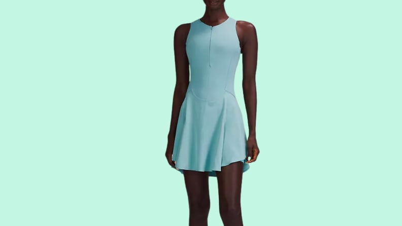 Lululemon Women Everlux Short lined Tennis Tank Dress 6 – Tennis