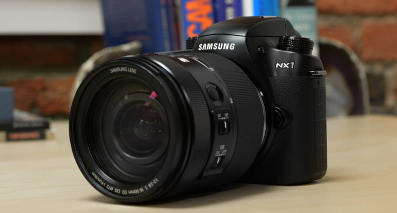 The NX1 is Samsung's flagship mirrorless camera, with a design that's like a beefed up NX30.