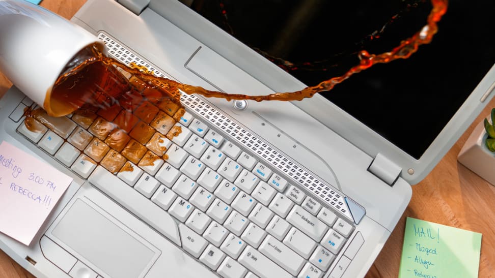 i spilled water on my keyboard laptop