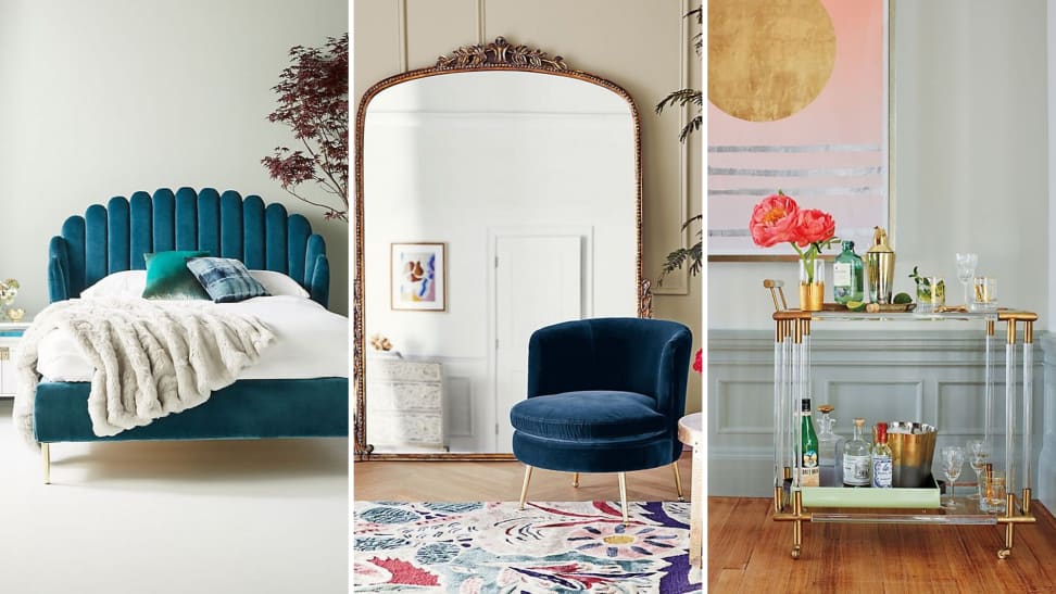 Luxurious furnishings from Anthropologie
