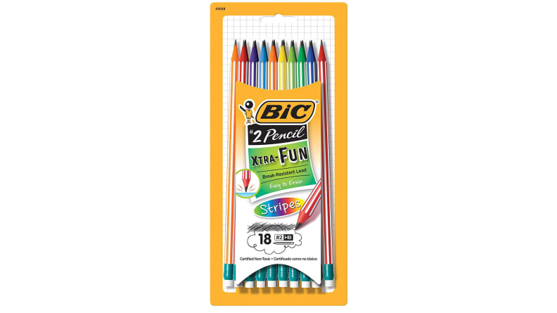A package of colorful pencils
