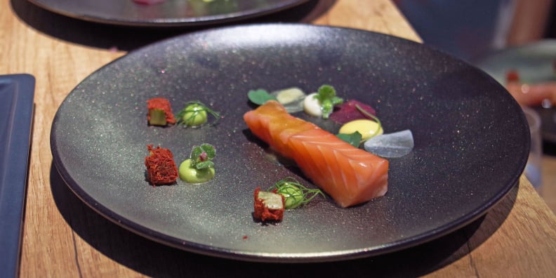 Miele Dialog — Raw and cooked salmon