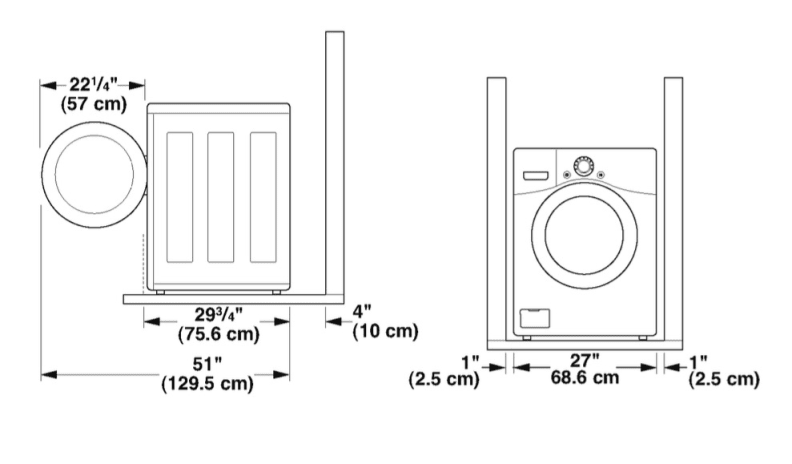 Washing machine clearance instructions