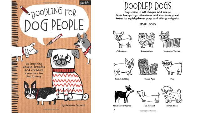 Doodling for Dog People Activity Bok