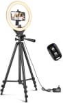 Product image of Sensyne 10-inch Ring Light with Tripod