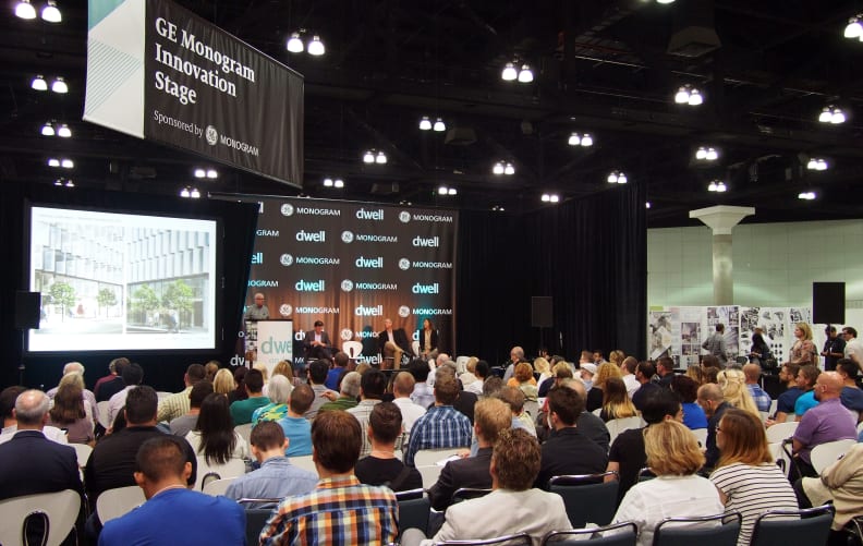 In just one of the events at one of Dwell on Design's three stages, four architects discuss the changing landscape of urban micro-dwellings.