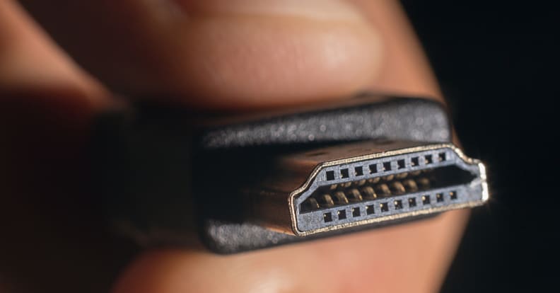 An HDMI cable