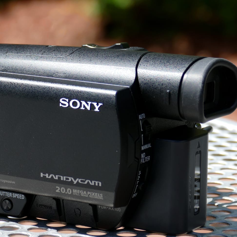 4K Camcorder, Portable Video Camera, FDR-AX100E
