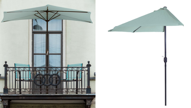 Half Market Umbrella