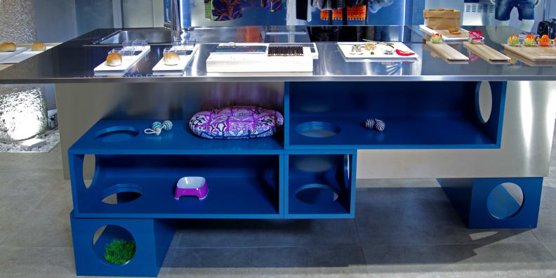 Stainless countertop