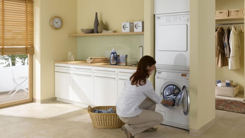 Paint the laundry room your favorite color