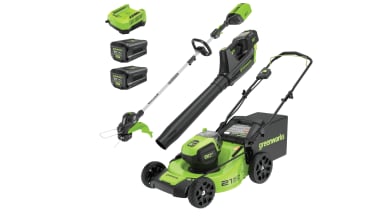 Greenworks Mower + Blower + Trimmer