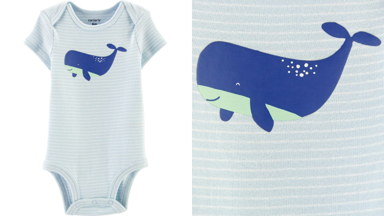 Whale onesie