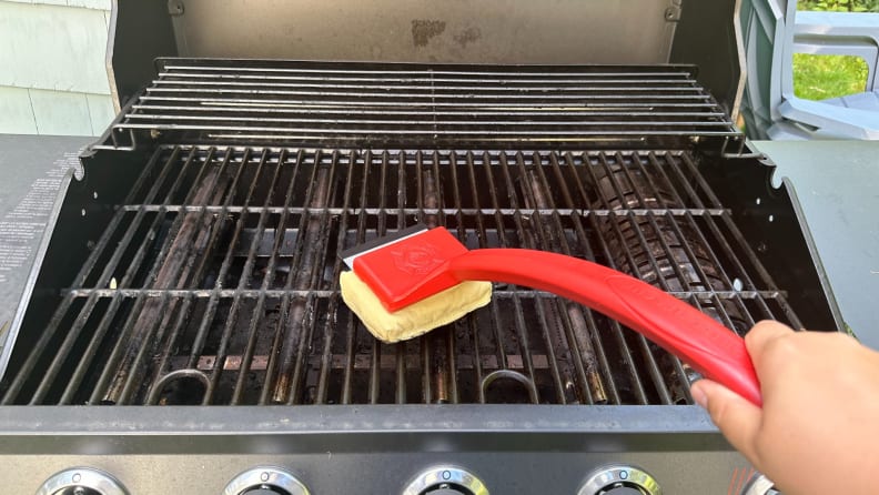 Grill Rescue Grill Brush, Steam Cleaning Grill Brush
