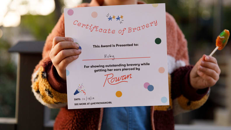 The Certificate of Bravery is a great keepsake