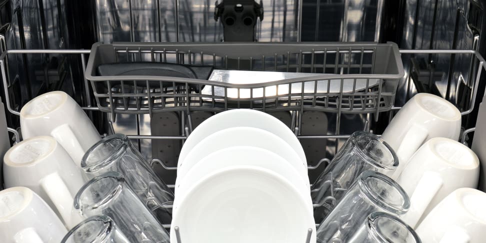 Clean dishes in a dishwasher