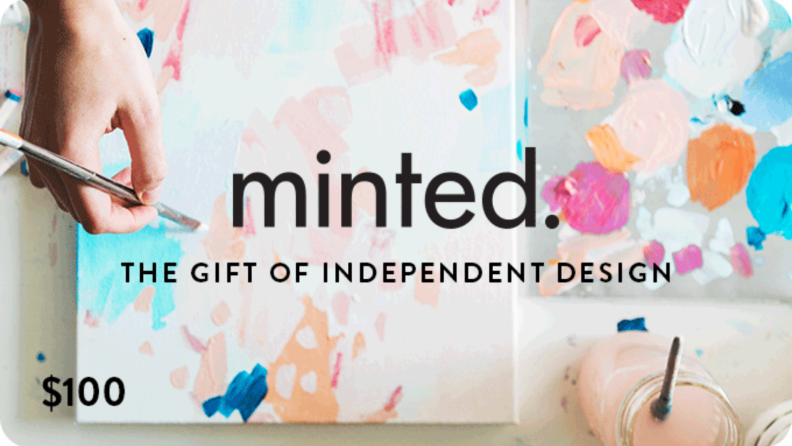 Best engagement gifts: Minted gift card