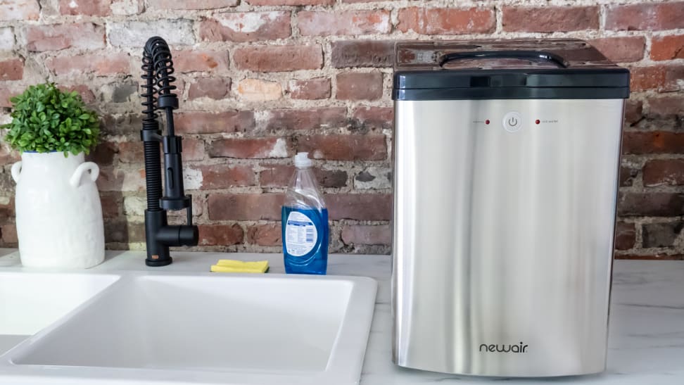 The NewAir Nugget Ice Maker fits on most countertops