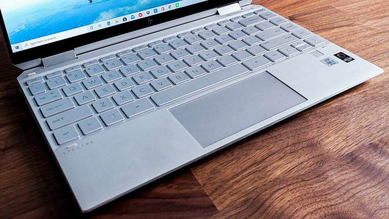 The HP Spectre x360 13t's trackpad