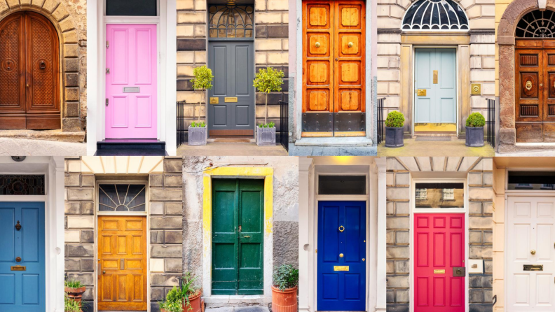 many front door colors