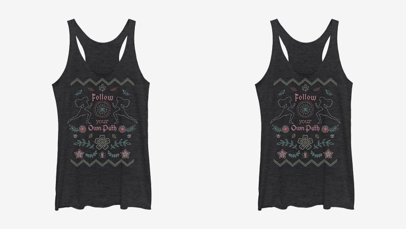 Tank top that says "follow your own path."