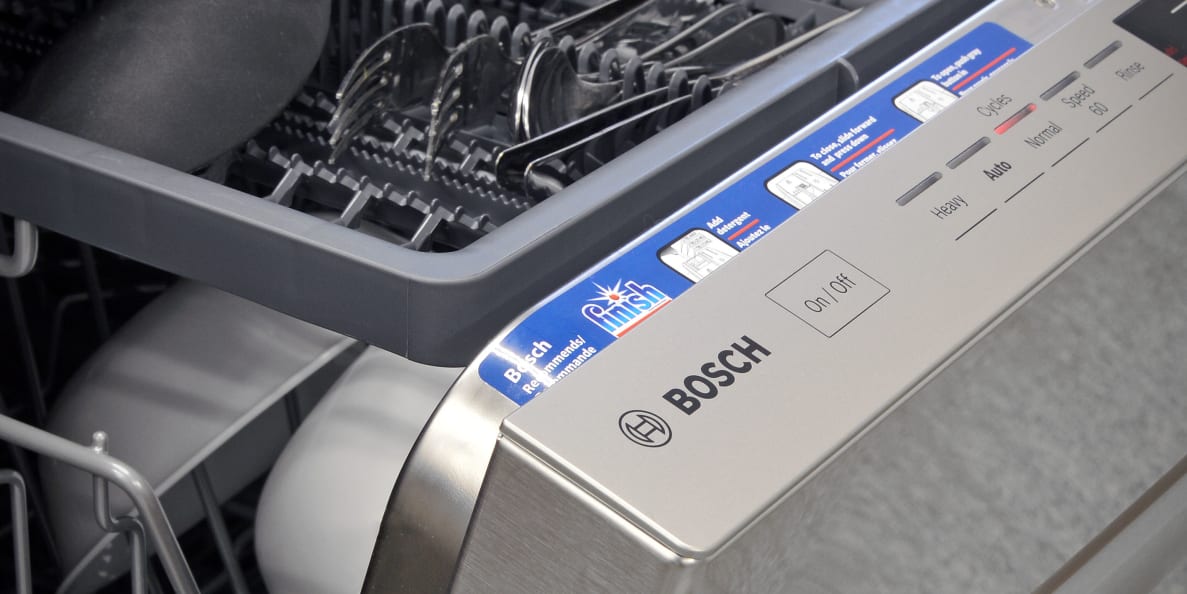 Bosch SHXM63WS5N 24 300 Series Built In Fully Integrated Dishwasher with 5 Wash Cycles in Stainless Steel 