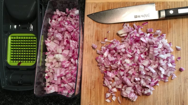 s top-rated vegetable slicer can help you cut onions without crying  — get it while it's nearly 40% off